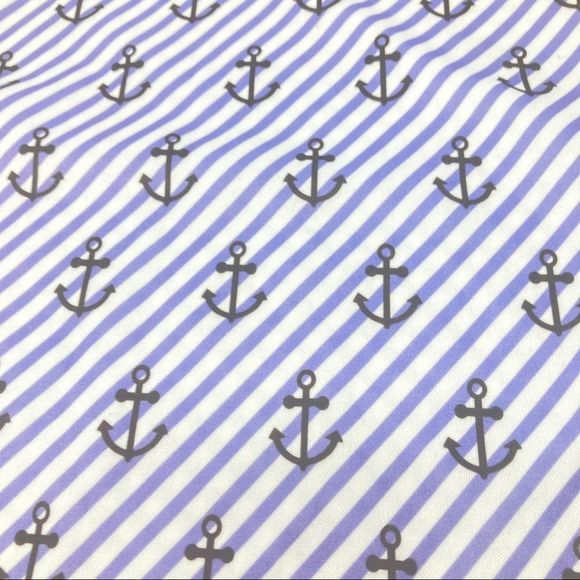 Weegreco Blue Stripe Anchor Wet Bag Waterproof Swimming Cloth Diaper - Picture 3 of 5